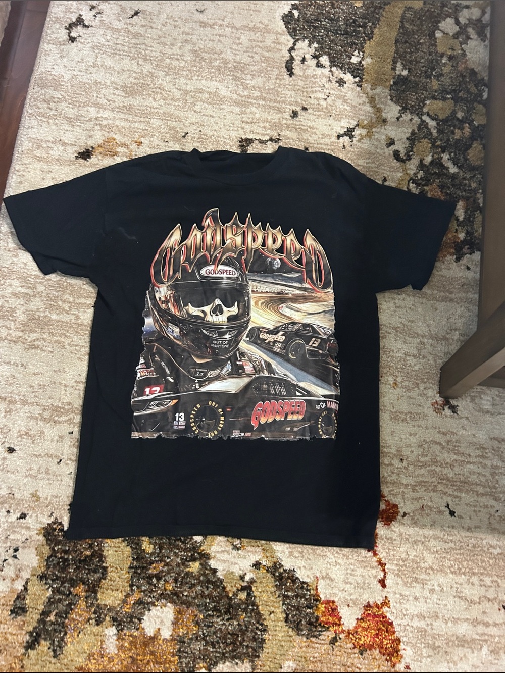 Black Racing Graphic Tee